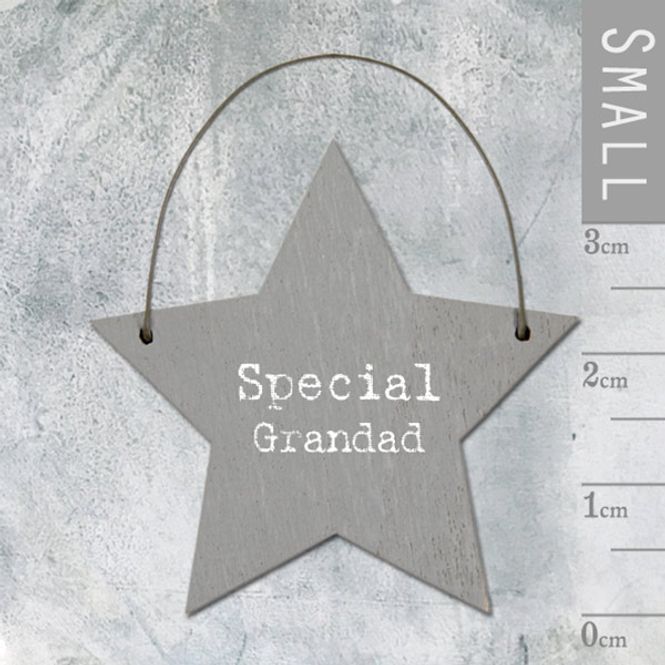 Hovedbilde Mini skilt stjerne Special Grandad East of India