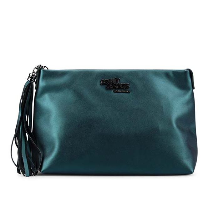 Hovedbilde Makeup bag m tassel sjøgrønn Gillian Jones