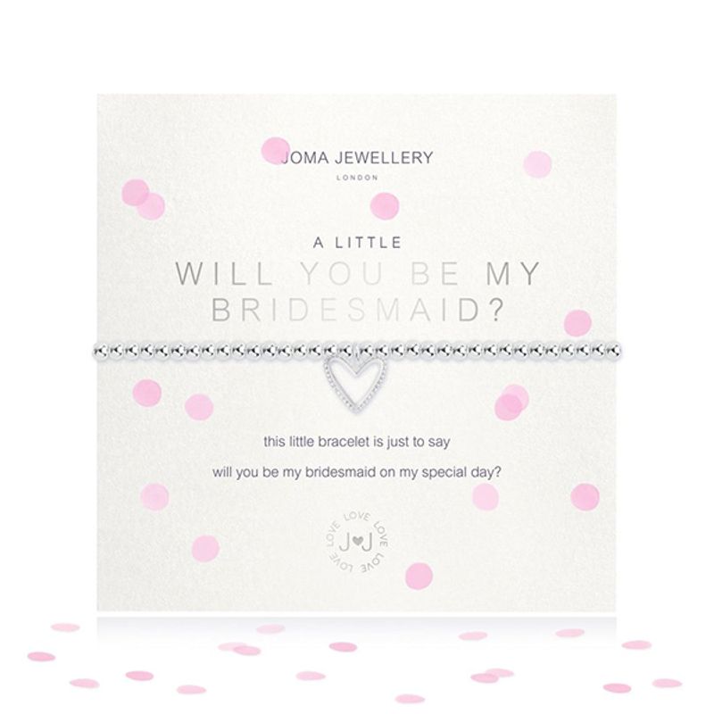 Armbånd WILL YOU BE MY BRIDESMAID A Little Joma Jewellery 
