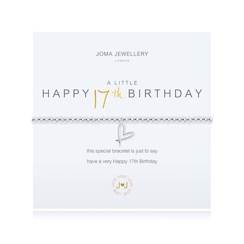 Armbånd HAPPY 17TH BIRTHDAY A Little Joma Jewellery