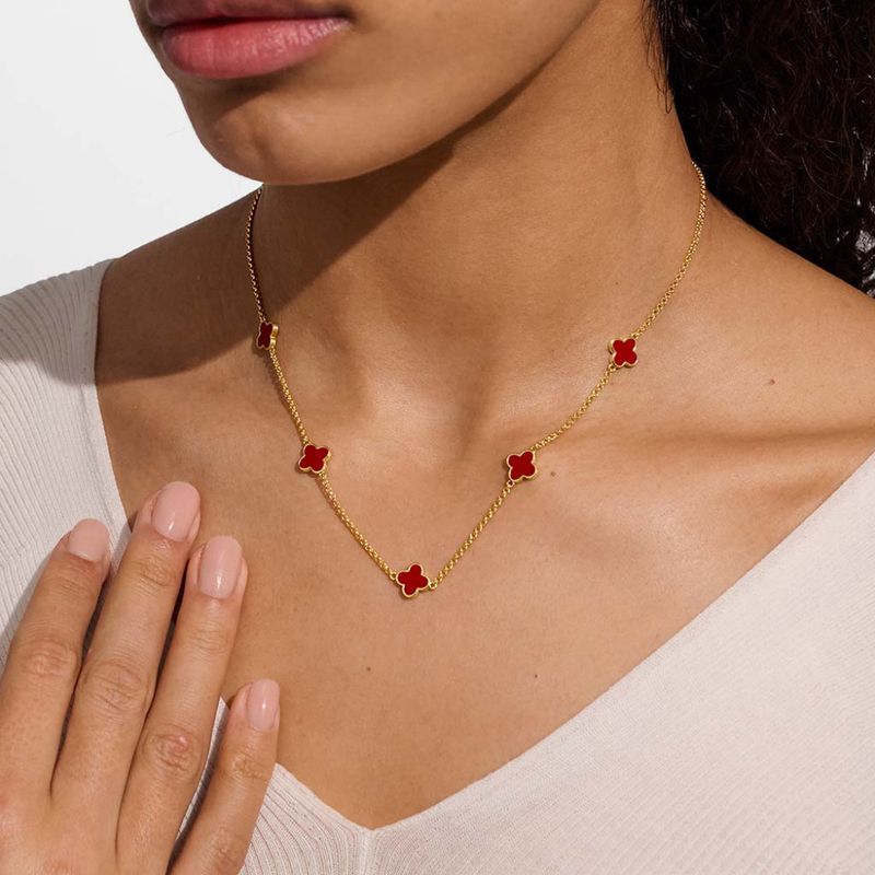 Smykke RED CLOVER Signature Clover Joma Jewellery