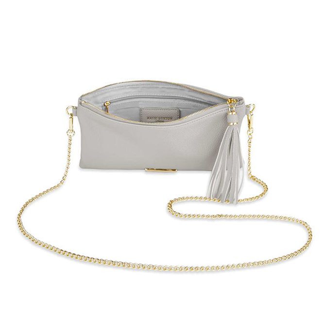 Hovedbilde Freya crossbody veske med tassel grå Katie Loxton