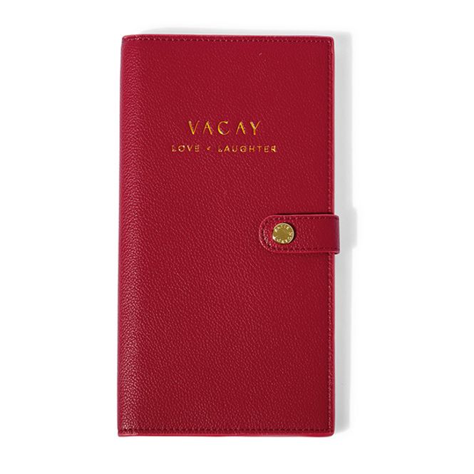 Hovedbilde Reisemappe VACAY LOVE LAUGHTER rød Katie Loxton