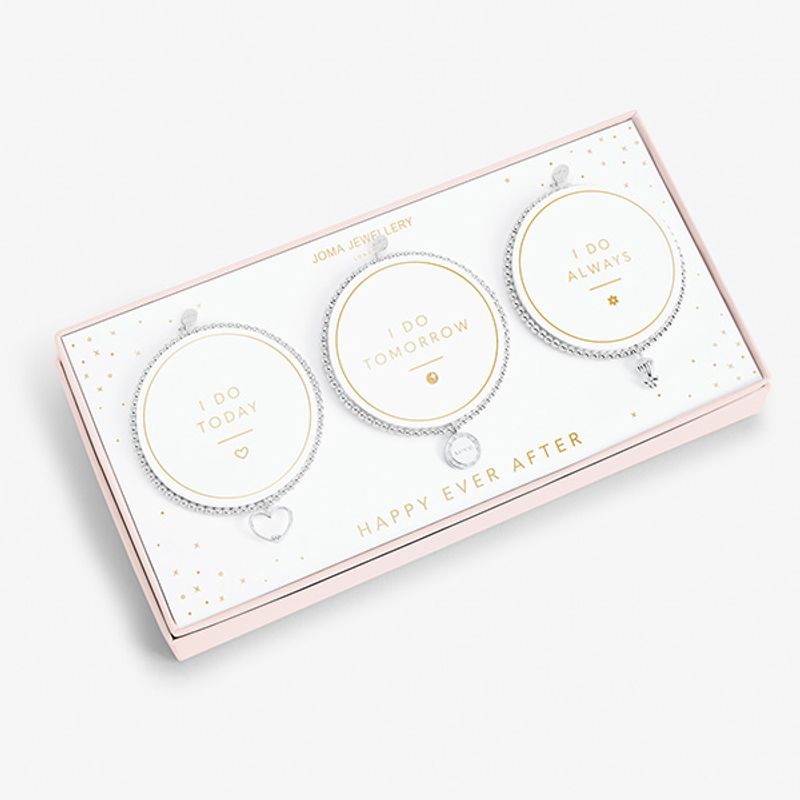 Gavesett HAPPY EVER AFTER 3 armbånd Joma Jewellery