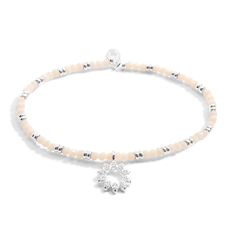 Armbånd BOHO BEADS SUN hvit Joma Jewellery
