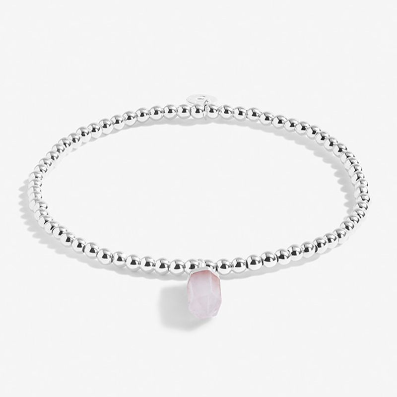 Armbånd LOVE - ROSE QUARTZ Affirmation Crystal Joma Jewellery