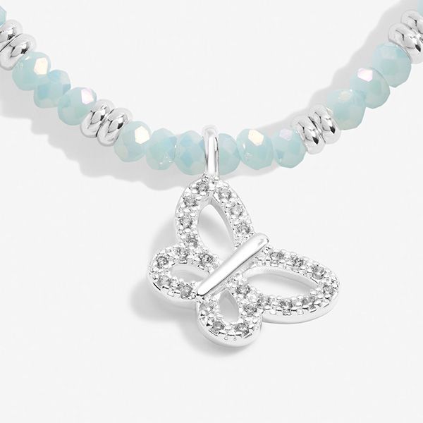 Armbånd BOHO BEADS BUTTERFLY blå Joma Jewellery