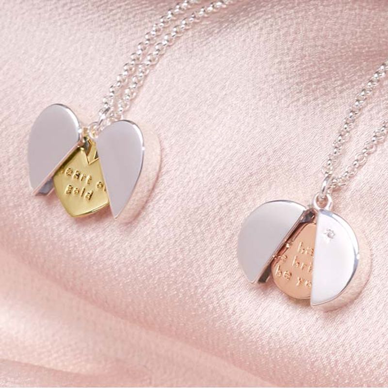 Smykke BE THE SPARKLE Secret Sentiment Locket Joma Jewellery