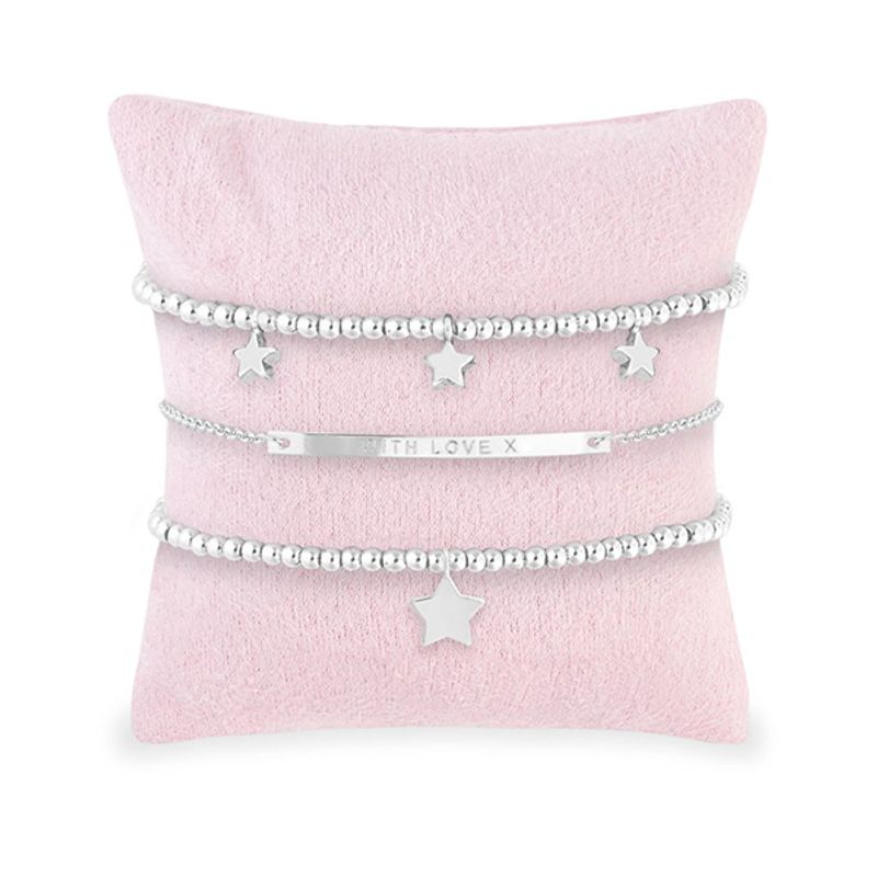 Gavesett HAPPY BIRTHDAY 3 stk armbånd Joma Jewellery