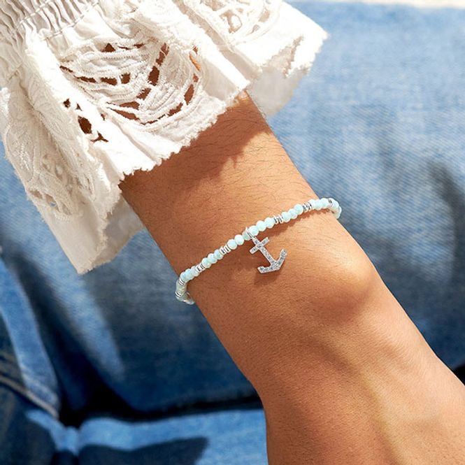 Hovedbilde Armbånd BOHO BEADS ANCHOR blå Joma Jewellery