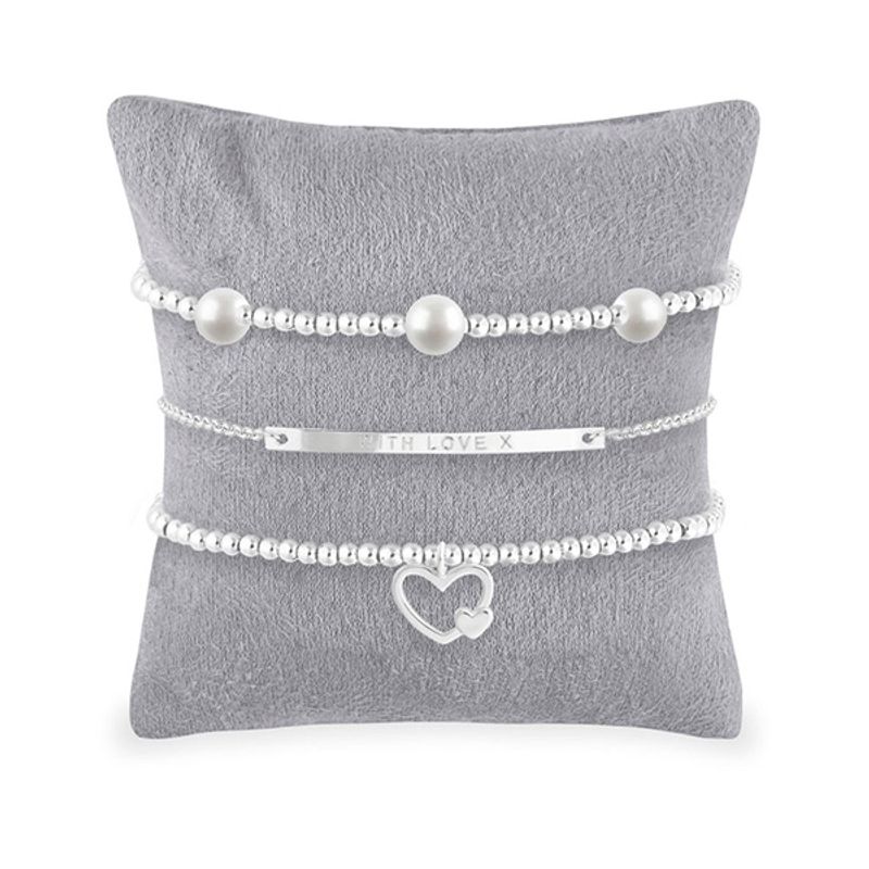 Gavesett FAMILY 3 stk armbånd Joma Jewellery