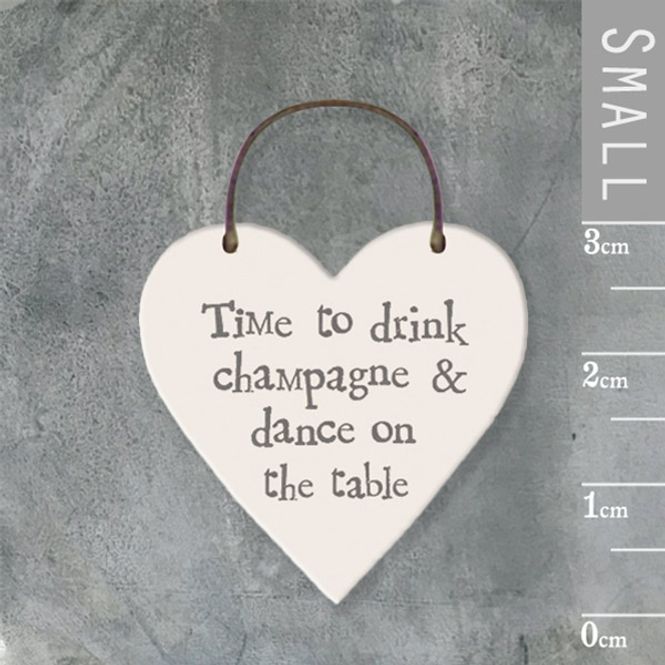 Hovedbilde Mini skilt hjerte Time to drink East of India