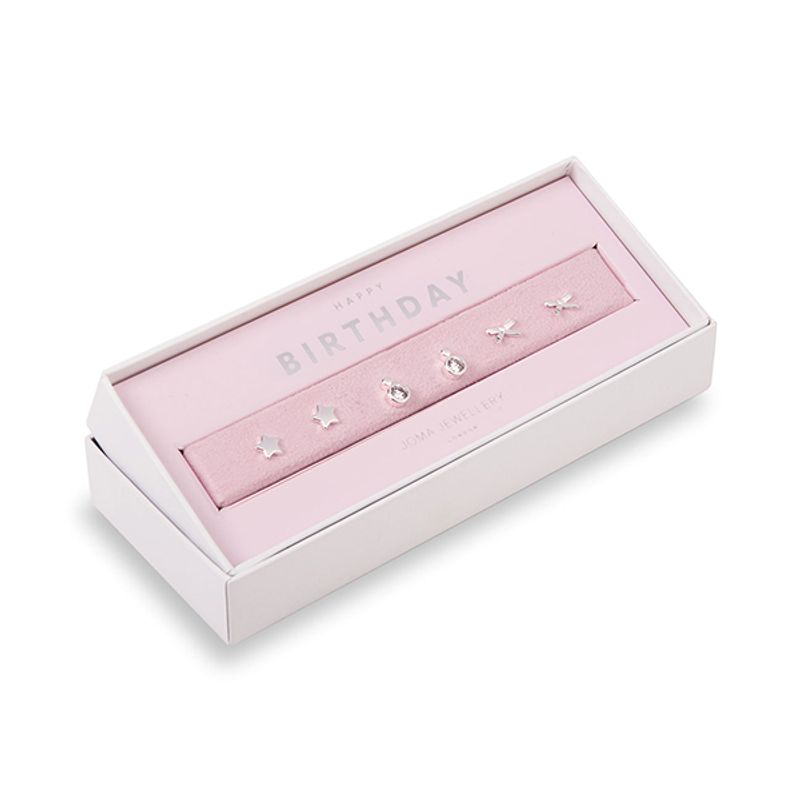 Gavesett øredobber HAPPY BIRTHDAY Joma Jewellery