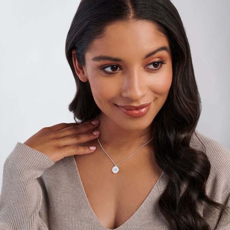 Smykke MARS fødselsstein Aqua Crystal Joma Jewellery