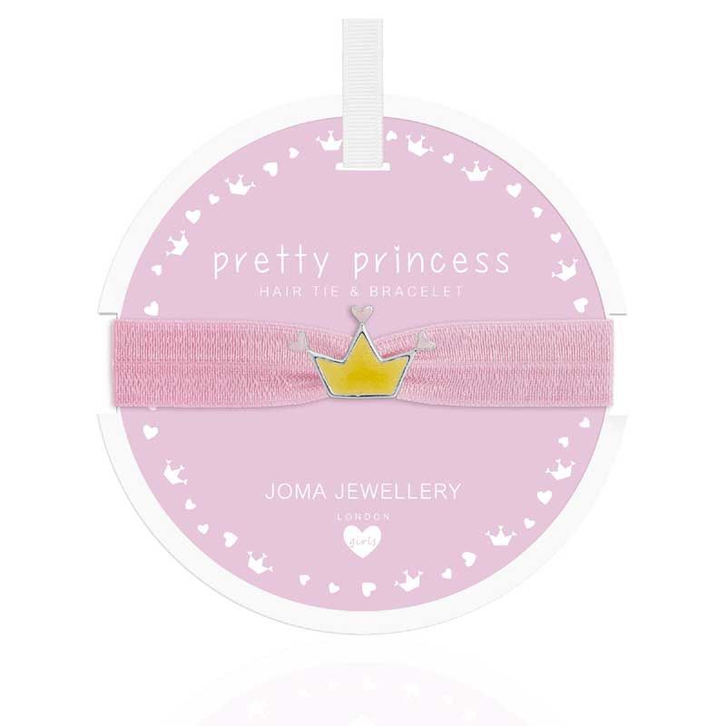 Hårstrikk og Armbånd PRETTY PRINCESS Krone Barn Joma Jewellery