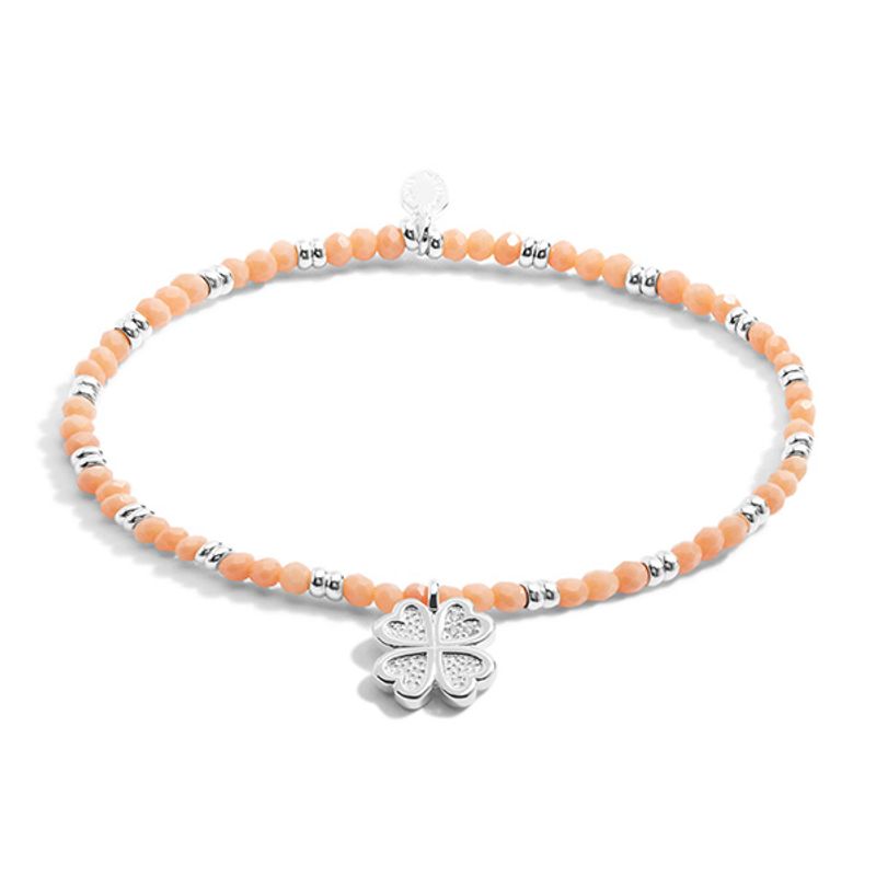 Armbånd BOHO BEADS CLOVER oransje Joma Jewellery