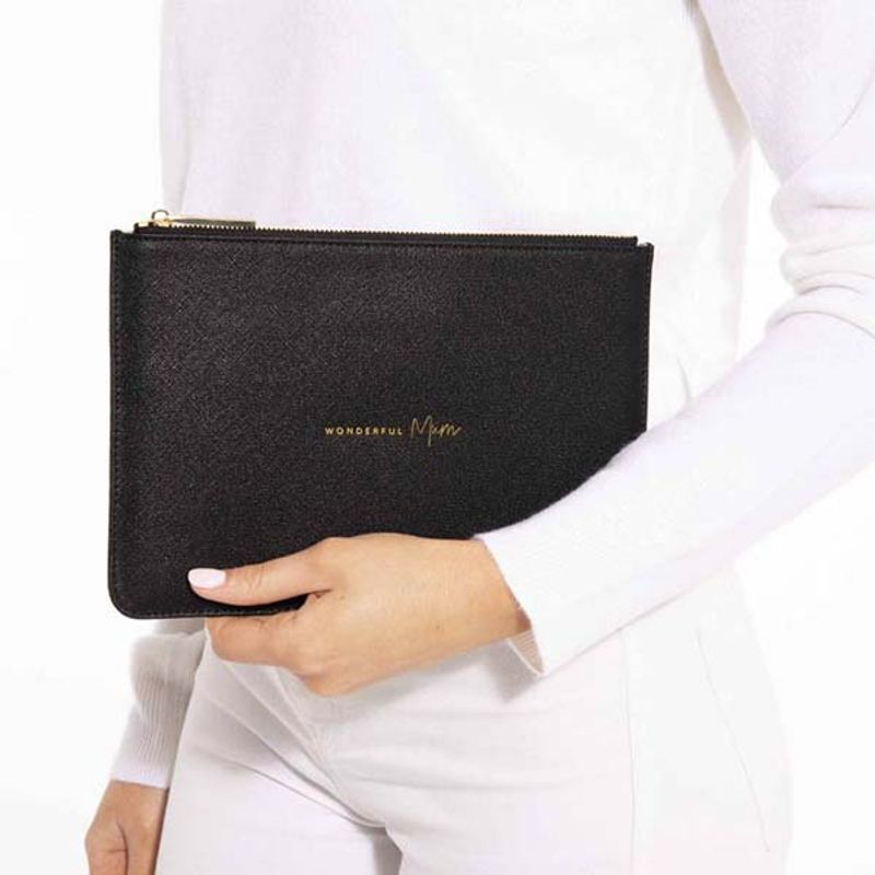 Clutch veske WONDERFUL MUM Svart Katie Loxton