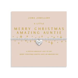 Hovedbilde Armbånd MERRY CHRISTMAS AUNTIE A Little Joma Jewellery 