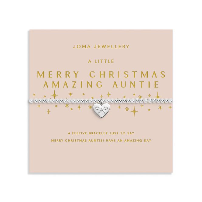 Hovedbilde Armbånd MERRY CHRISTMAS AUNTIE A Little Joma Jewellery 