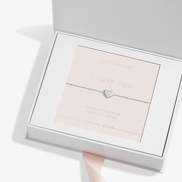 Armbånd I LOVE YOU 925 sølv Joma Jewellery