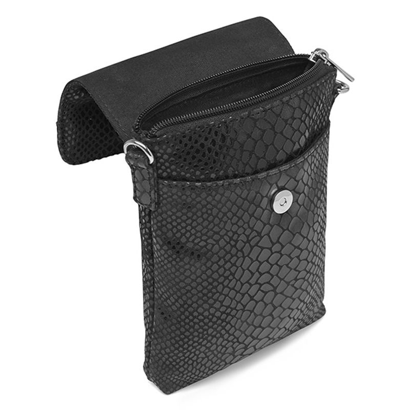 Mobilveske FASHION FAVORITES CROCO svart Depeche