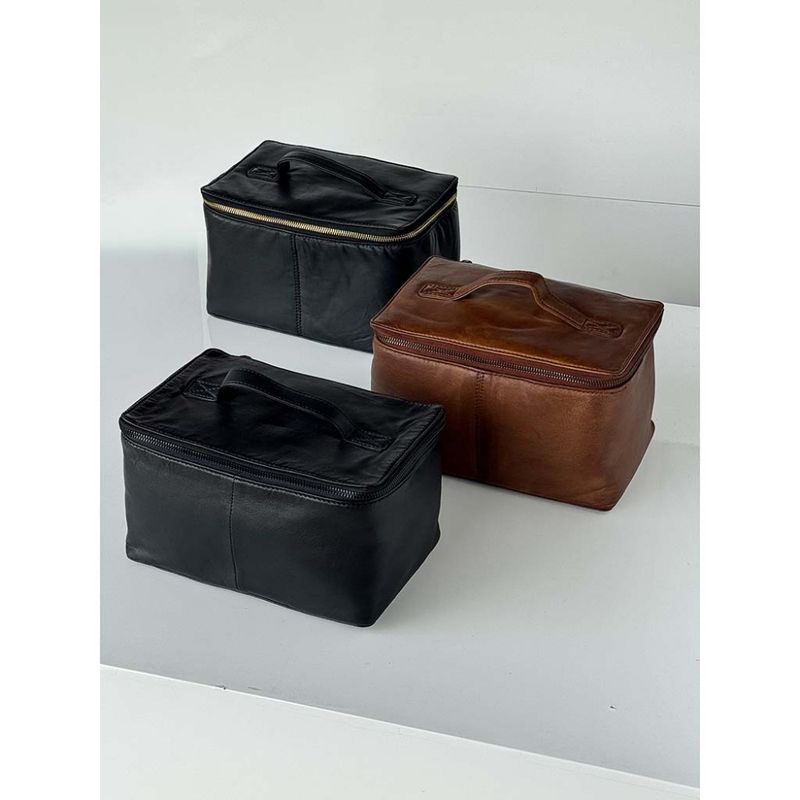 Toalettmappe POWER FIELD chesterfield brun Depeche
