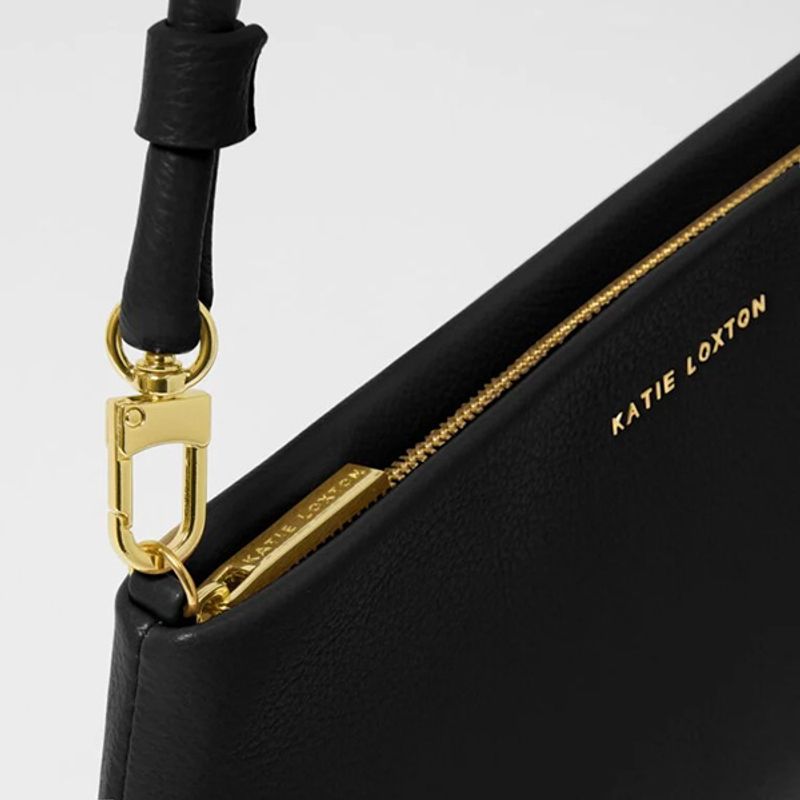 Clutch veske ASHA WRISTLET svart Katie Loxton