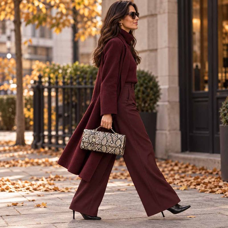 Clutch - håndveske ALMA faux snake slangeskinn Katie Loxton 