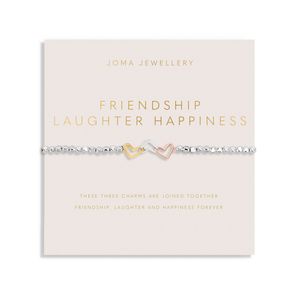 Hovedbilde Armbånd FRIENDSHIP LAUGHTER HAPPINESS Forever Yours Joma Jewellery