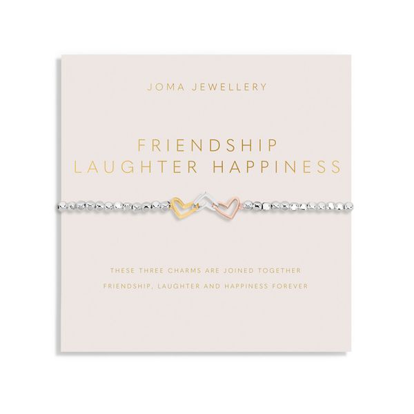 Armbånd FRIENDSHIP LAUGHTER HAPPINESS Forever Yours Joma Jewellery