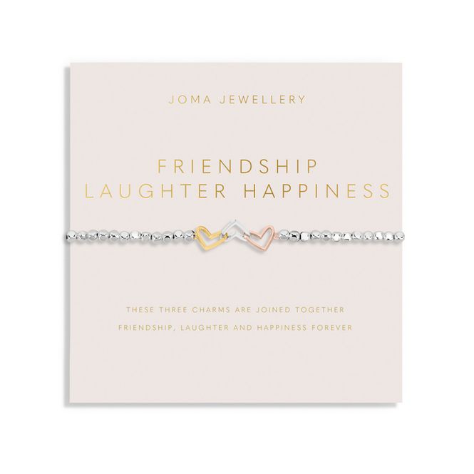 Hovedbilde Armbånd FRIENDSHIP LAUGHTER HAPPINESS Forever Yours Joma Jewellery