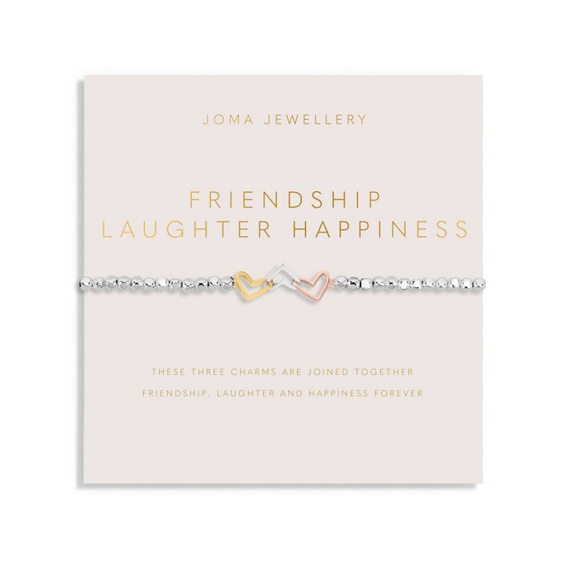 Armbånd FRIENDSHIP LAUGHTER HAPPINESS Forever Yours Joma Jewellery