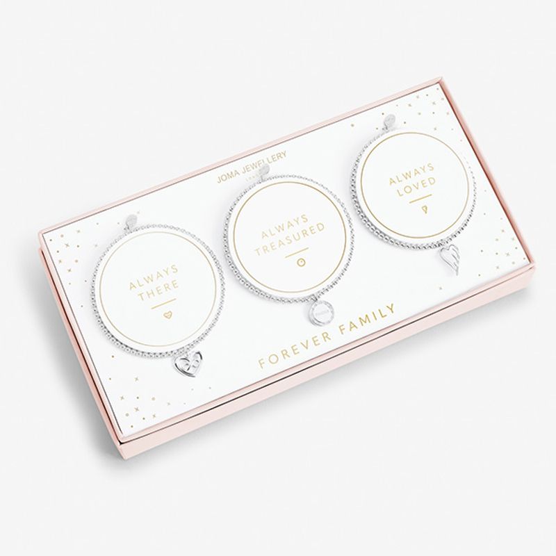 Gavesett FOREVER FAMILY 3 armbånd Joma Jewellery