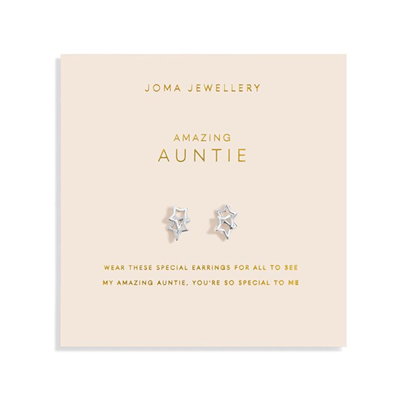Øredobber AMAZING AUNTIE Forever Yours Joma Jewellery