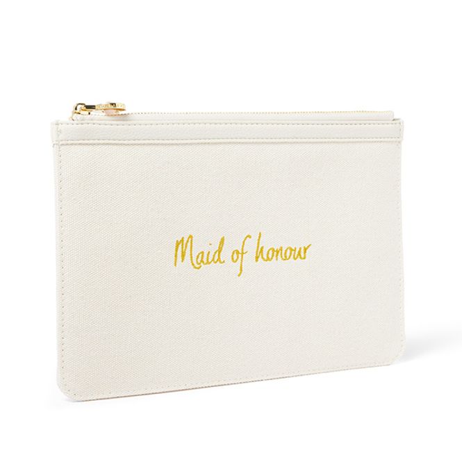 Hovedbilde Clutch veske MAID OF HONOUR kanvas offwhite Katie Loxton