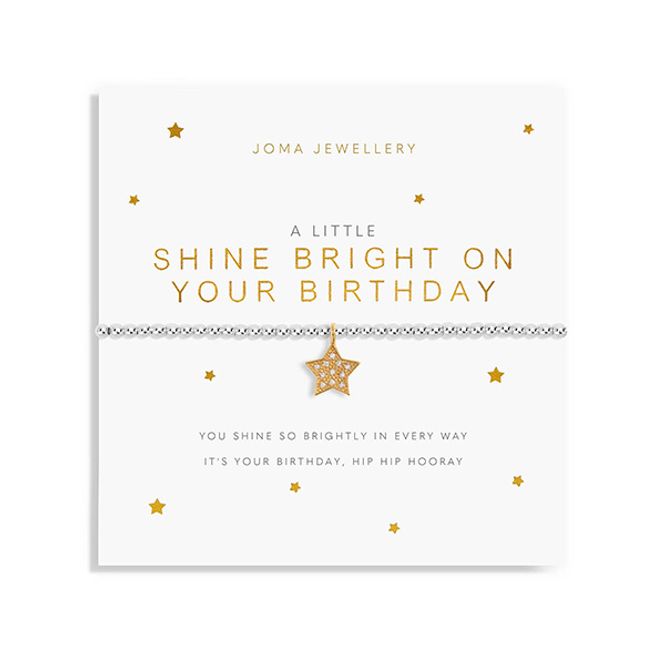 Hovedbilde Armbånd SHINE BRIGHT ON YOUR BIRTHDAY A Little Joma Jewellery