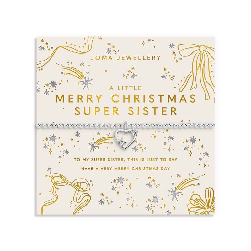 Armbånd MERRY CHRISTMAS SUPER SISTER A Little Joma Jewellery