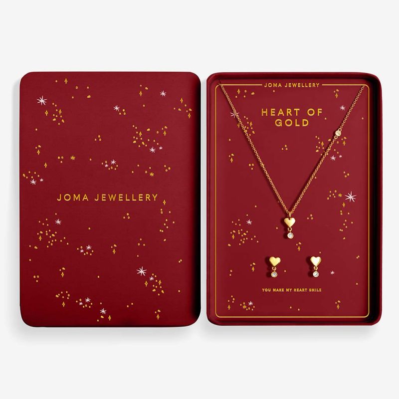 Smykkesett HEART OF GOLD With Love sett Joma Jewellery