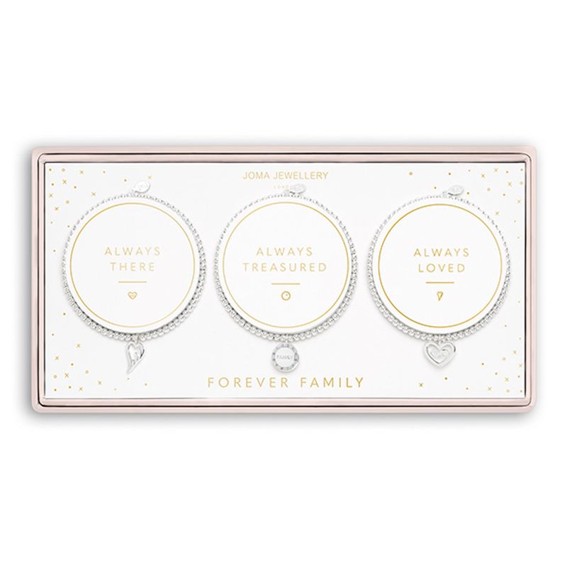 Gavesett FOREVER FAMILY 3 armbånd Joma Jewellery