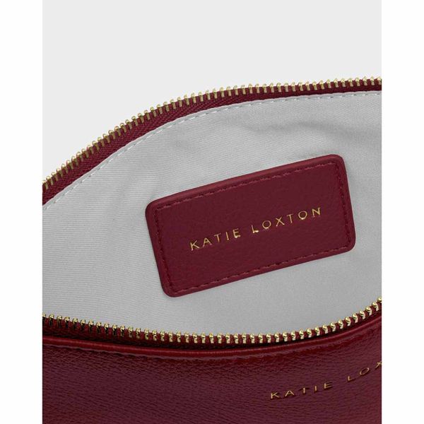 Clutch veske HALLIE cherry burgunder Katie Loxton