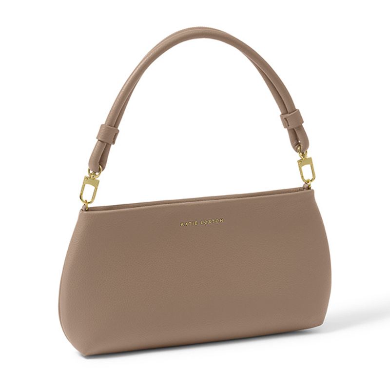 Clutch veske ASHA WRISTLET Mocha brun Katie Loxton
