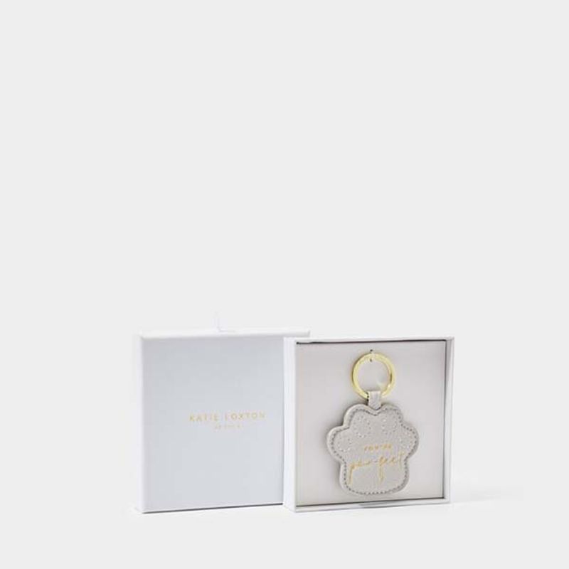 Nøkkelring YOU'RE PAW-FECT grå Katie Loxton