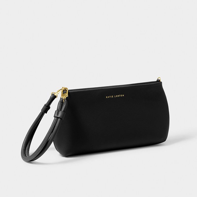 Clutch veske ASHA WRISTLET svart Katie Loxton