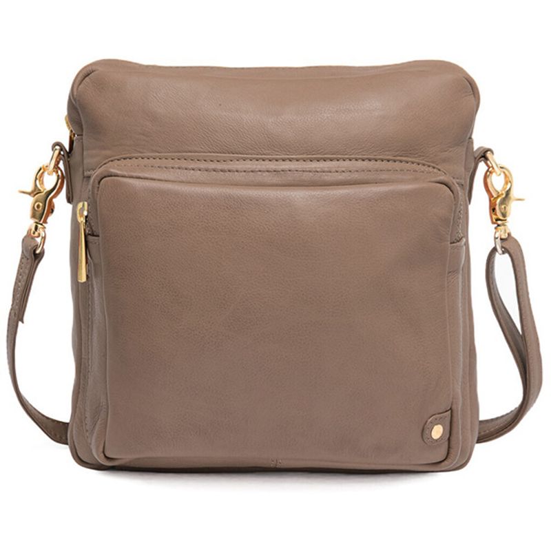  Crossover veske GOLDEN CHIC taupe brun Depeche