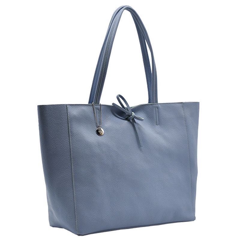 Shopper veske ANZIO azzurro lys blå Caleidos