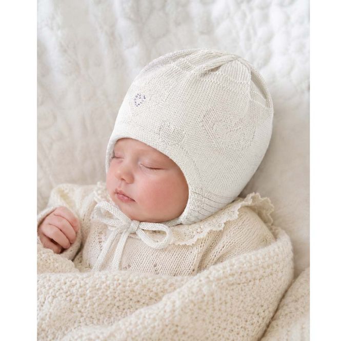 Hovedbilde Babylue Merinoull m Swarovski offwhite Maximo