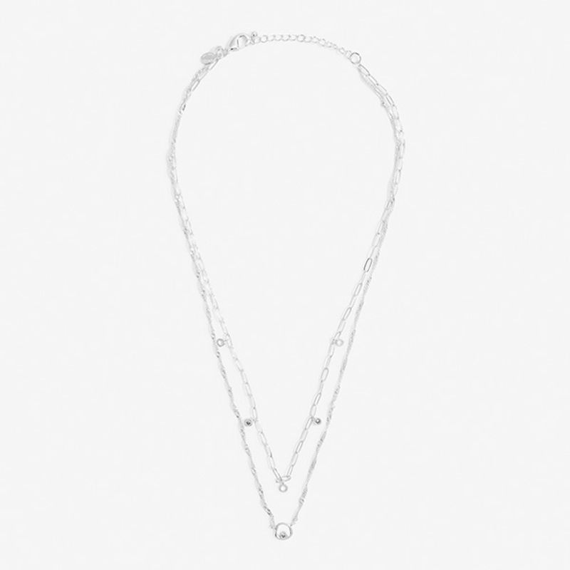 Smykke STACKS OF STYLE SIRKEL 2 in 1 sølv Joma Jewellery