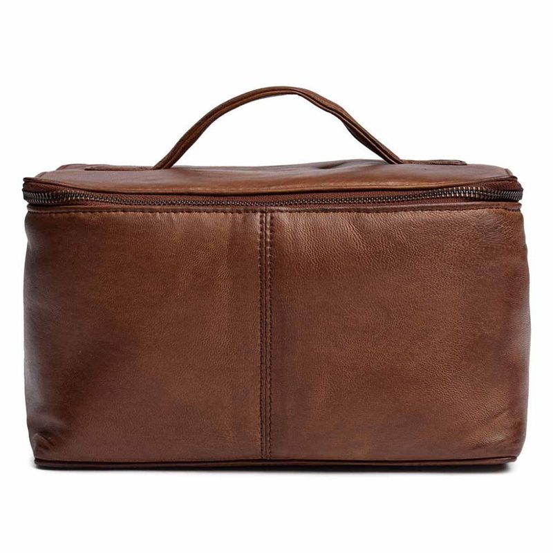 Toalettmappe POWER FIELD chesterfield brun Depeche
