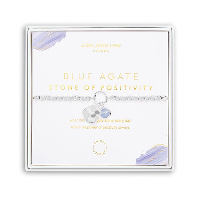 Armbånd BLUE AGATE Spirit Stones Joma Jewellery