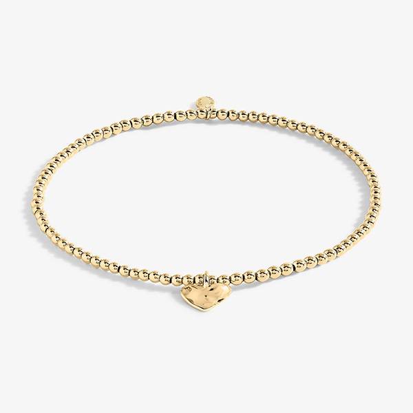 Ankelkjede GOLD HAMMERED HEART Joma Jewellery